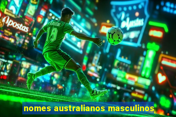 nomes australianos masculinos